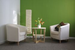 Abbildung eines Gesprächszimmers Abbildung eines Gesprächszimmers